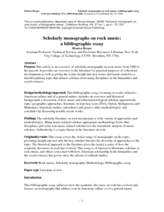 Реферат: Rock Music Essay Research Paper ROCK