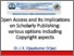 [thumbnail of Open Access and its implications on Scholarly Publishing.pdf]